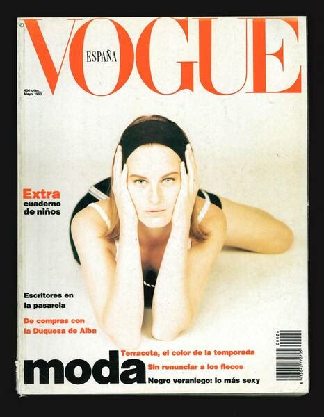 Vogue España May 1990 Spain Foreign Original Vintage Fashion Magazine