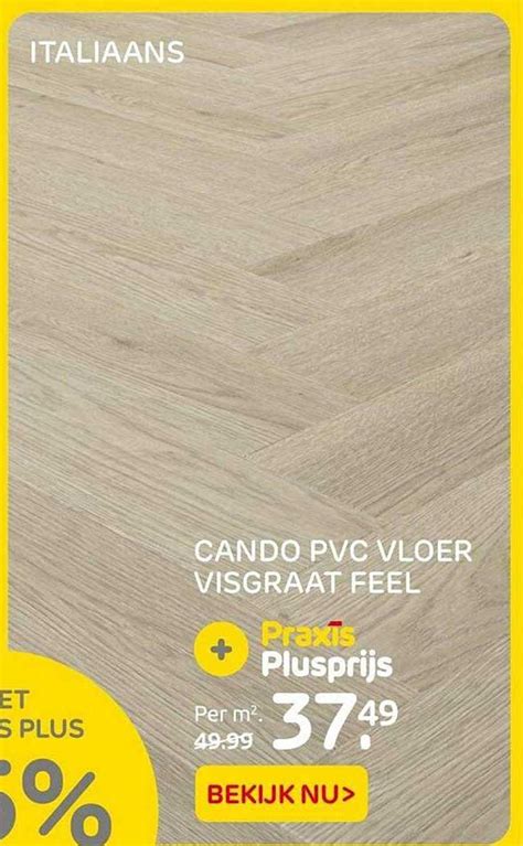 Cando Pvc Vloer Visgraat Feel Aanbieding Bij Praxis Folders Nl