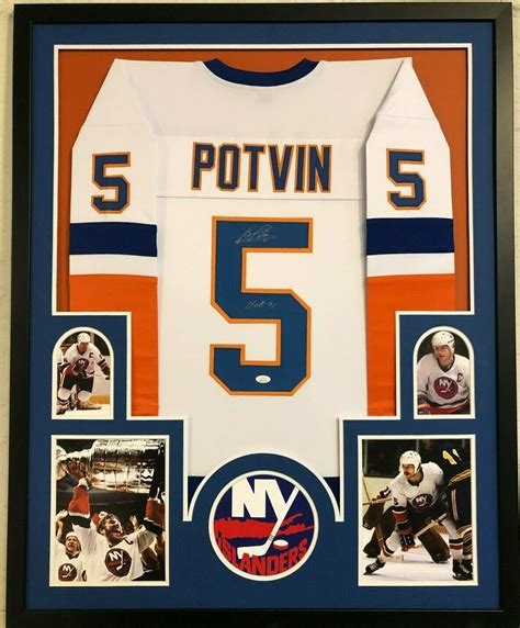 Denis Potvin Autographed Signed Framed Ny Islanders Signed Inscribed