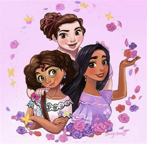 Luisaisabella Y Mirabel Dibujos Lindos De Disney Personajes Modernos De Disney Fotos De