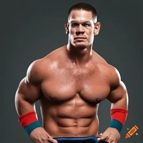 John Cena Professional Wrestler On Craiyon