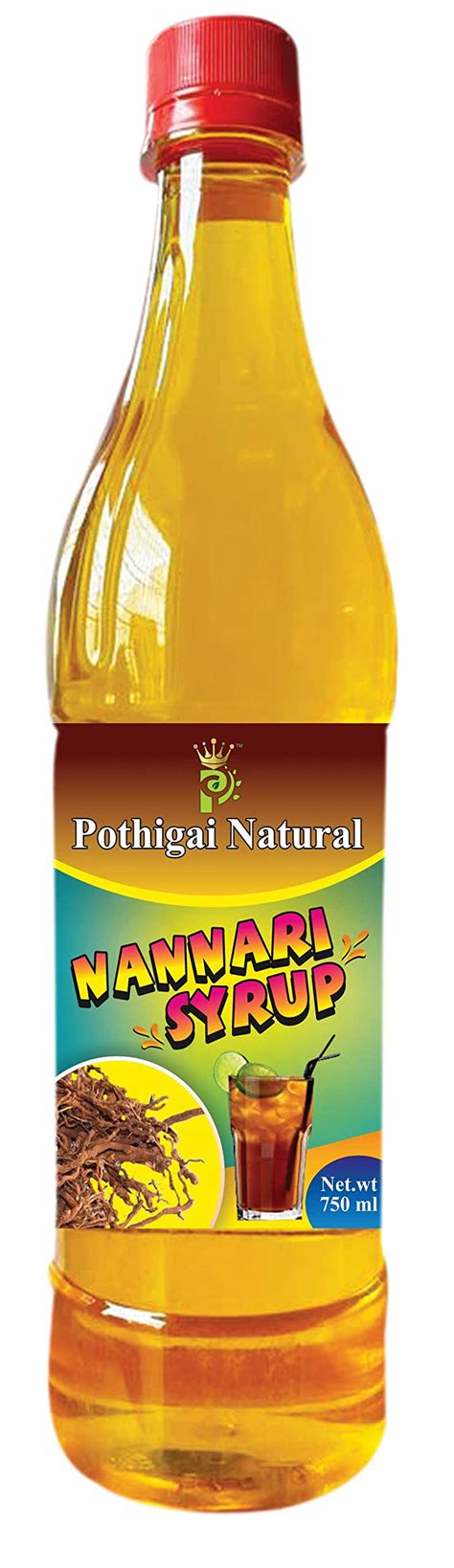 Buy Pothigai Natural Nannari Syurp Nannari Sharbat Syrup Organic