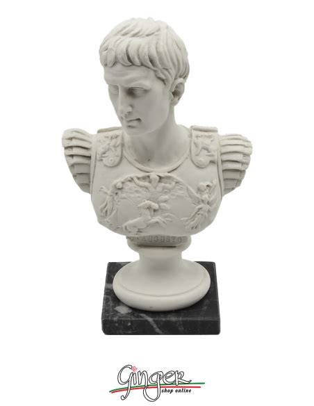 Imperatori Romani Cesare Augusto Busto 16 Cm