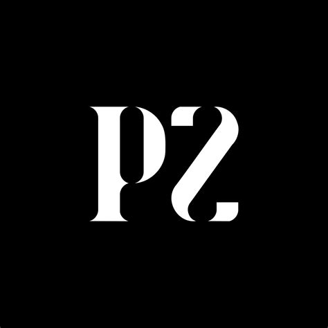 Dise O Del Logotipo De La Letra Pz Pz Letra Inicial Pz Logotipo