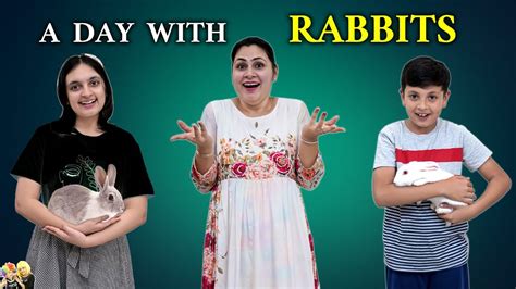 A DAY WITH RABBITS Rabbits Control Our Day For 24 Hours Surprise