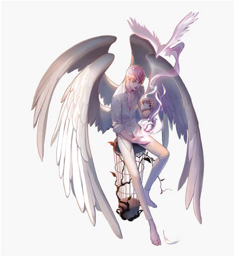 Male Anime Angel Wings With tenor maker of gif keyboard add popular ...