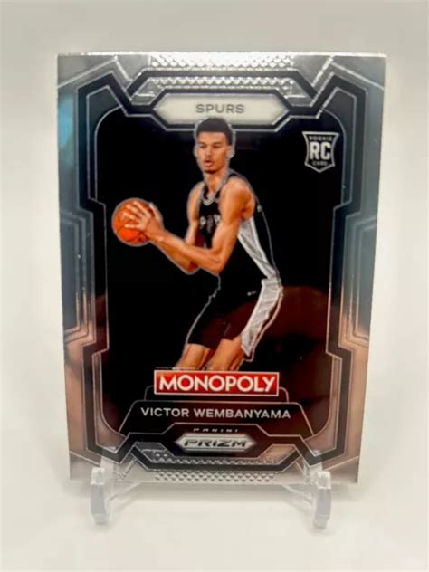 Nba Panini Prizm Monopoly Victor Wembanyama Rc Rookie Spurs