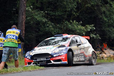 Ern Jan Ernohorsk Petr Jun Ford Fiesta R Barum Czech Rally