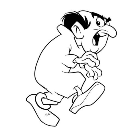 Smurfs Gargamel Coloring Page » Turkau