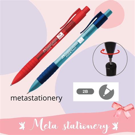 Jual Pensil Mekanik Mechanical Pencil Click Faber Castell 2 0 Mm