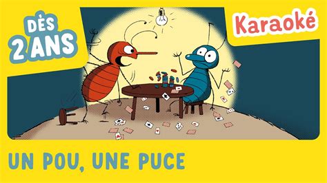 Un pou une puce en KARAOKÉ Mon imagier des récrés Gallimard