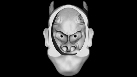 Hannya Mask 3D TurboSquid 2104293