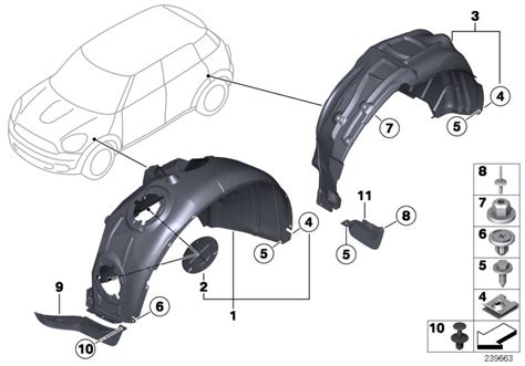 Original Bmw Lid Wheelhouse Covermini Paceman R Hubauer Shop De