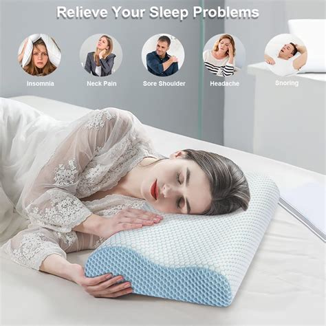 Snapklik Anvo Memory Foam Pillow Neck Contour Cervical