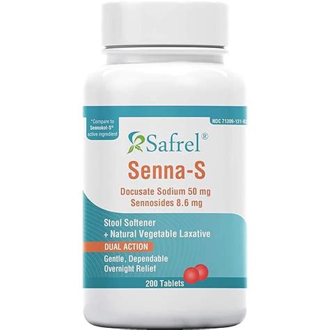 Senna Plus Docusate Sodium 50 Mg 100 Tablets By 50 OFF