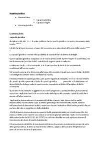 Diritto Privato Persona Fisica Appunti Di Diritto Privato Docsity