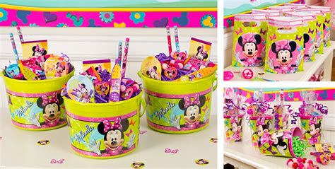 Minnie Mouse Party Favors - Stickers, Bracelets, Crayons & More | Party City