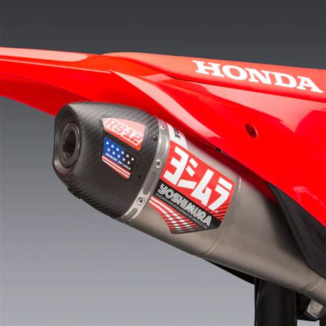 Yoshimura Rs 12 Slip On S Steel Carbon Cap Honda Crf450r 2021 2024 Garland Powersports