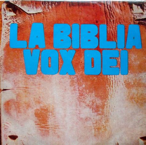 Vox Dei La Biblia Lp