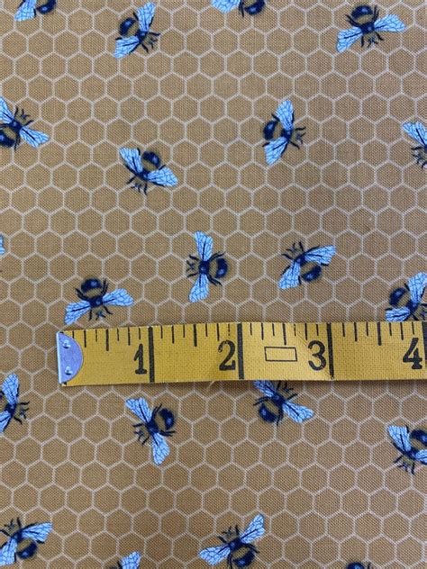 Bee Kind Honeycomb Bee Fabric By Northcott Fabrics Etsy