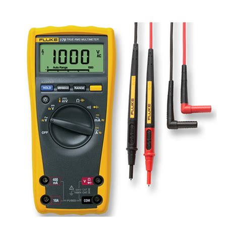 Fluke Trms Digital Multimeter With Temperature Readings