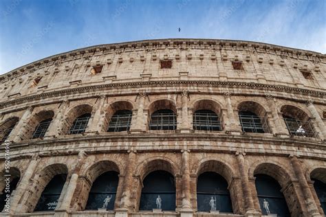 Rome, Italy- November 2022: The beautiful architecture of the Colosseum ...