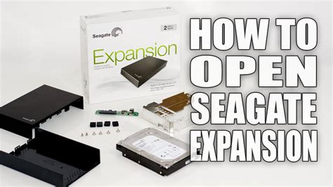 How To Open Disassemble The Seagate Expansion External Desktop Drive