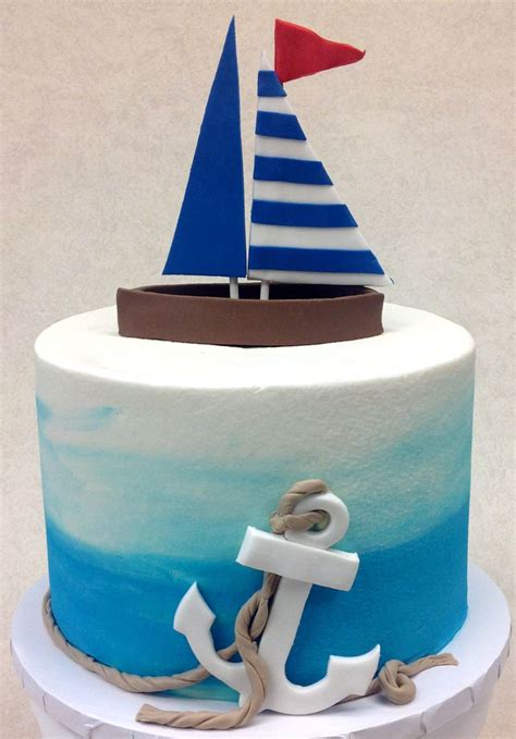 Sailboat Birthday Cake