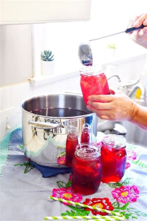 How To Make Agua De Jamaica Mexican Hibiscus Tea