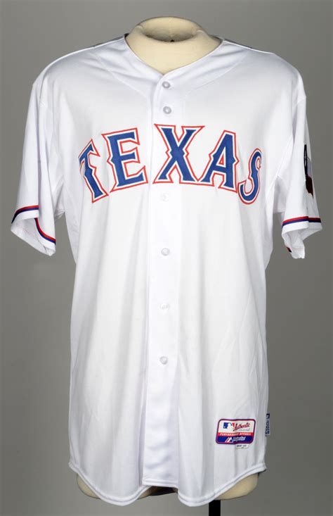 Rangers Authentics Texas Rangers Josh Frasier Game Used 42 Jackie