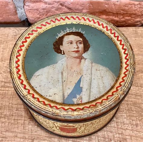 Blechdose Kr Nung Queen Elizabeth Ii Von England Kaufen Auf