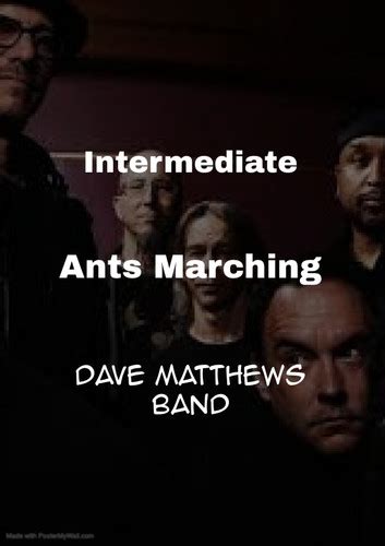 Ants Marching - Dave Matthews Band - Standard Notation | Greg's Transcripts