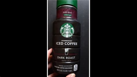 Is Bottled Iced Coffee Better Than Coffee Shop Starbucks Iced Dark