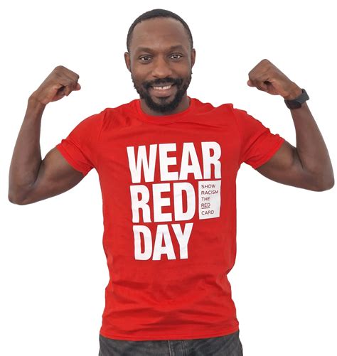 Wear Red Day Show Racism The Red Card