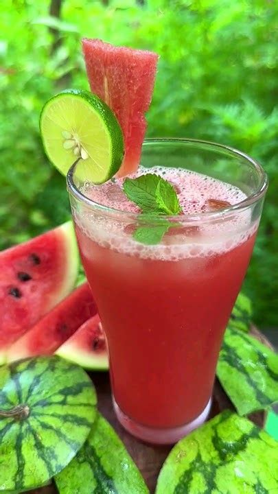 Fresh And Refreshing Watermelon Drink Recipe🍉 Best Drink For The