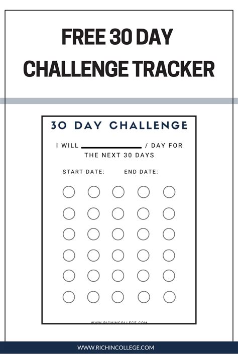 Free Printable 30 Day Challenge Calendar Printable Templates Free