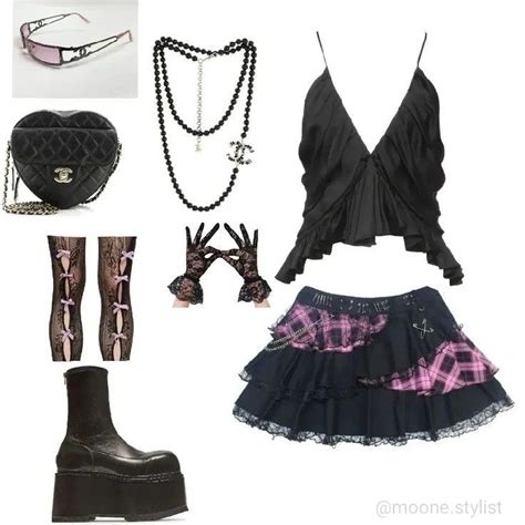 Draculaura Inspired Outfit Ropa Grunge Ropa