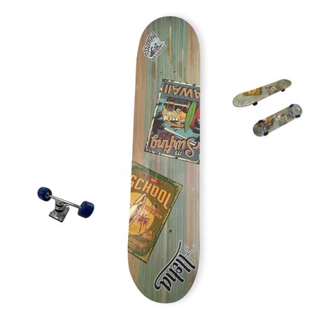 Skate Montado Semi Profissional Completo Surf Madeiramadeira