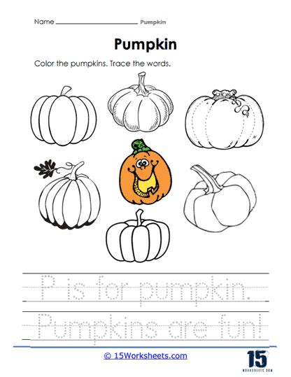 Pumpkins Worksheets 15