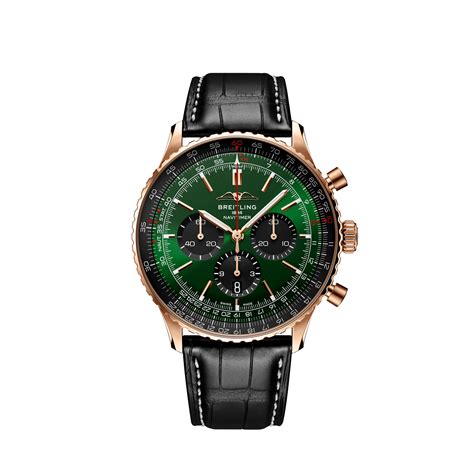 Navitimer B Chronograph K Red Gold Green Rb L P Breitling