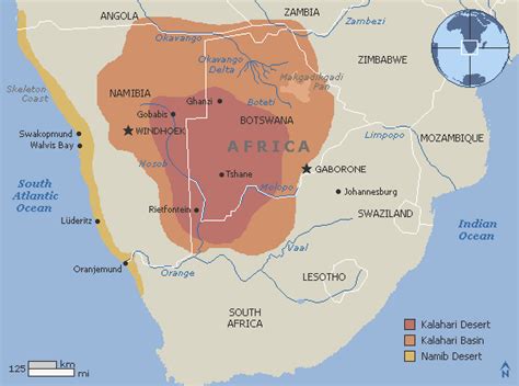 Kalahari Map