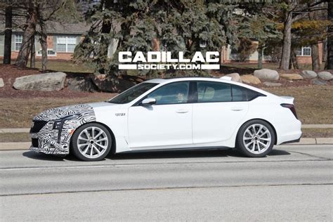 Refreshed Cadillac Ct V Blackwing Spied Testing Photos