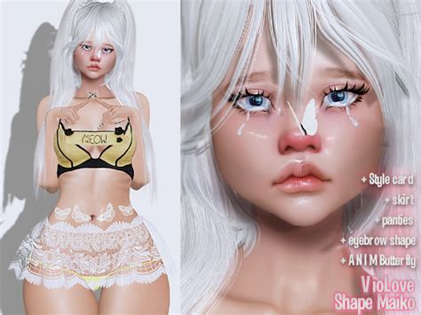 Second Life Marketplace Violove Shape Maiko Lelutka Prim Evox