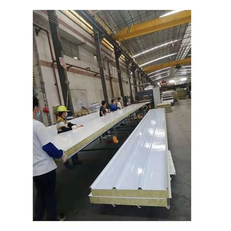 Corrugated Rock Wool Insulation Sandwich Panel China Sandwich Board