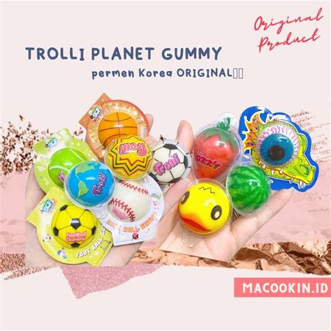 Jual All Buy Get Trolli Planet Gummy Gummi Permen Korea Buah