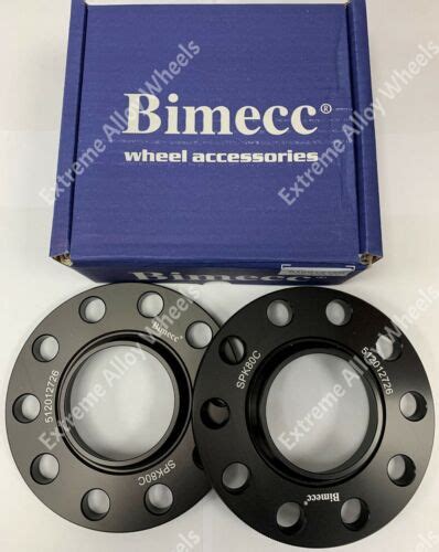 Alloy Wheel Spacers 15mm X 2 Audi A3 A4 B4 B5 B6 B7 A6 Black Bimecc 5x112 57 1 Ebay