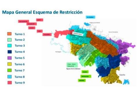 Atención este jueves 11 de abril arrancan los cortes de agua en Bogotá