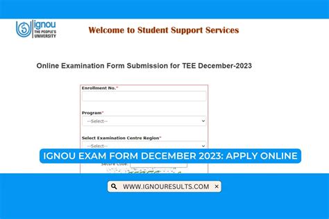 IGNOU Exam Form December 2023 Fee And Last Date Apply Now IGNOU RESULTS