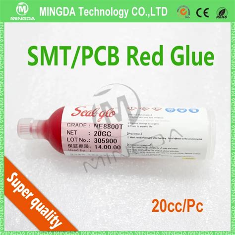 Free Shipping 20g Bottle SMT Red Glue PCB MDF BGA Adhesive Glue BGA