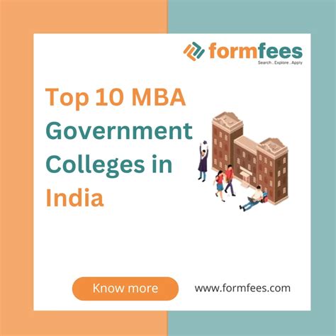 Top 10 Mba Government Colleges In India Formfees